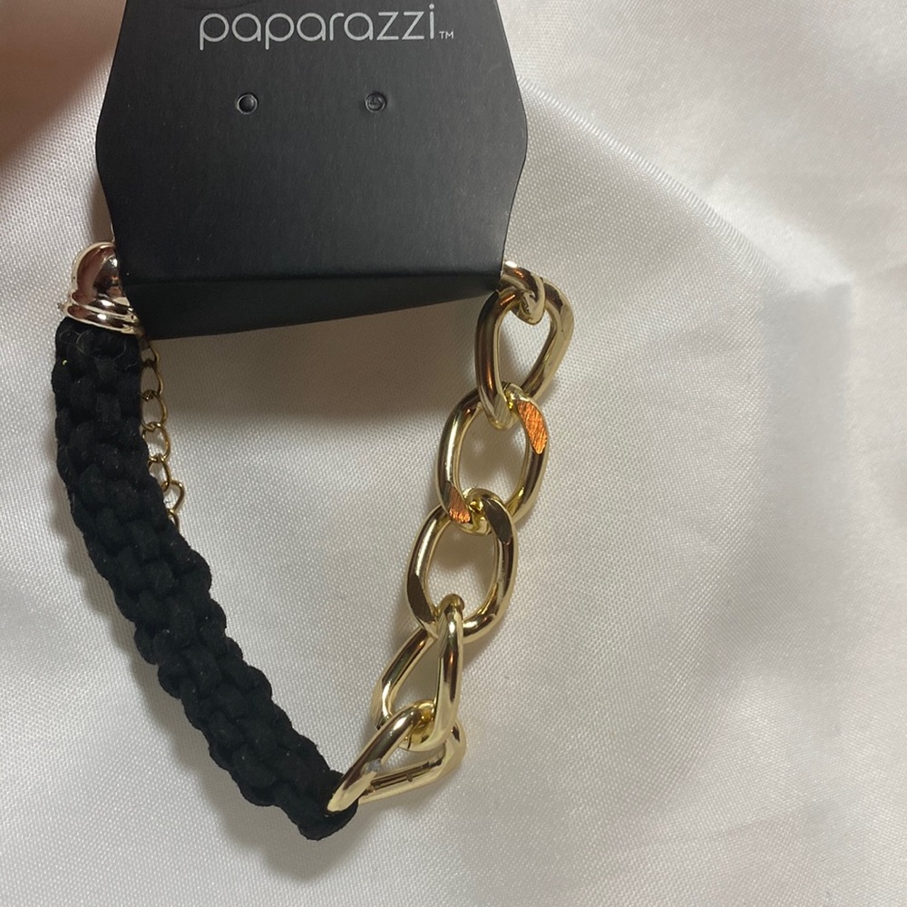 Black and gold bracelet from paparazzi